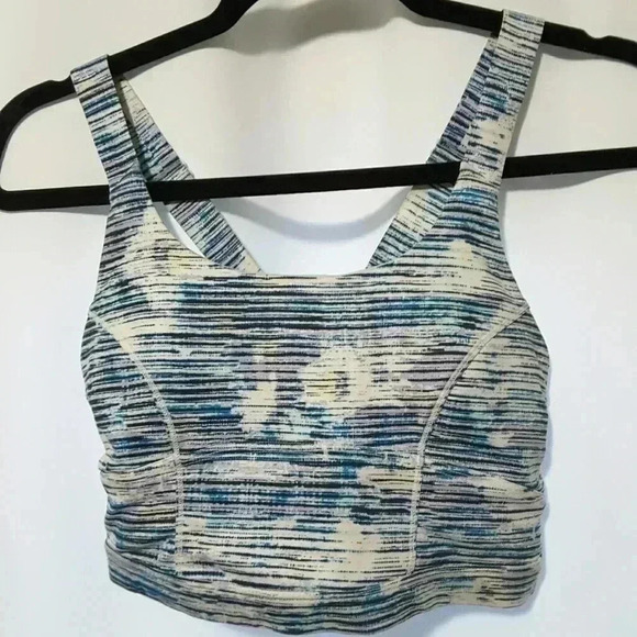 Lululemon Pure Practice Bra Blurry Belle Multi - Picture 3 of 8